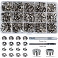 thumbnail image 2 of 70 Sets 15mm 5/8" Heavy Duty Snap Fasteners Kit, Metal Snaps for 15mm,, 2 of 5