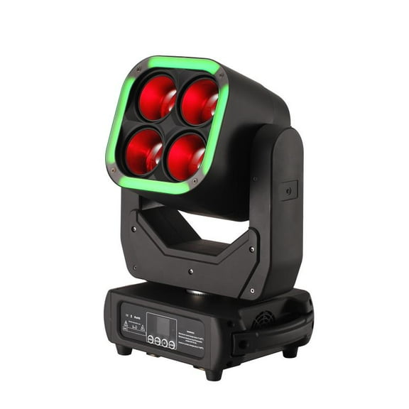 Super Led Zoom Moving Head Light with RGB Led Strips for Stage Beam Wash Effects Lighting Dj Equipment Club Home Party Effect Machine