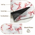 thumbnail image 2 of Pink Bow Ribbon Round Rug 3ft Washable Circle Entryway Rugs Non Slip Vintage Modern Art Bowknot Area Rug Indoor Floor Carpet for Bedroom Kitchen Living Room Home Office Dining Room Nursery, 2 of 8