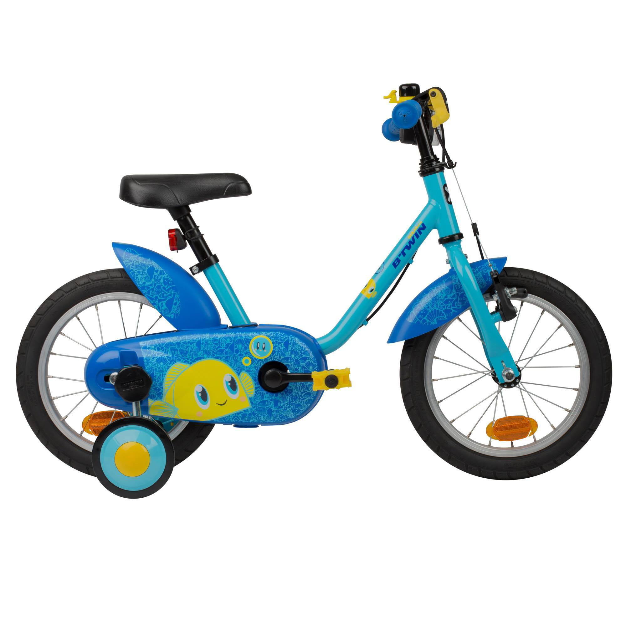 blue kids bike