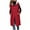 Red, variant on cocolona Long Puffer Vests for Women Two-way Zipper Sleeveless Puffer Jacket Winter Lightweight Warm Hooded Down Coats with Pockets