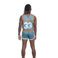 thumbnail image 3 of Flint Tropics Basketball Replica Green Jersey #33 Moon Halloween Costume Cosplay, 3 of 7