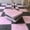 Pink-Gray, variant on 30*30CM Soft Plush Children Kids Rug Play Mat Puzzle Carpet Warm Playmat Interlocking Exercise Tiles Floor Carpet Decoration Mat