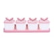thumbnail image 4 of 4 tarros de especias con cucharas y azucareros para restaurantes y cafeterías. rosa blanco, 4 of 9