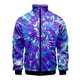 thumbnail image 3 of Chaqueta con estampado 3D de espiral de colores a la moda para hombre, estilo hip hop, de gran tamaño, con cremallera y personalidad, para niños y mujeres, 3 of 5