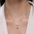 thumbnail image 3 of Angara Natural Opal Necklace - Round Opal Pendant Necklace in 925 Sterling Silver for Women (Size-5mm) - October Birthstone Jewelry | 925 Sterling Silver Necklace, 3 of 9