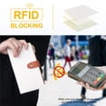 thumbnail image 3 of Billetera RFID Travelambo para mujer, grande, plegable con bolsillo con cremallera, 3 of 8