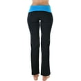 thumbnail image 3 of ToBeInStyle Women's Elastic Exercise Sweatpants w/Fold-Over Waistband, 3 of 6
