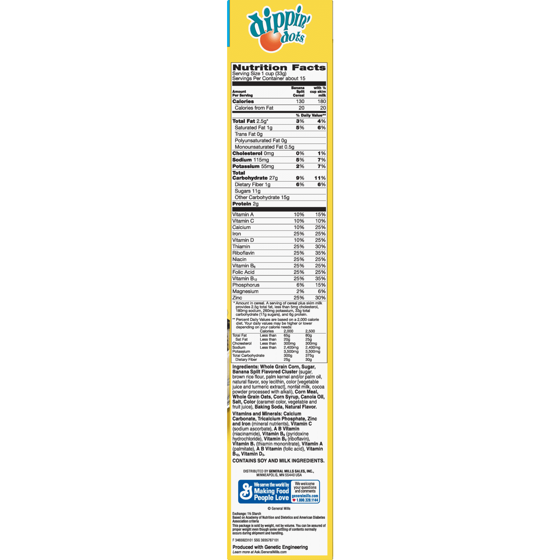 Dippin Dots Nutrition Facts Cookie Dough Nutrition Ftempo