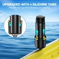thumbnail image 4 of Acoretoas Kayak Cup Holder with Rubber Tab, Multifunctional Kayak Water Bottle Holder Drink Holder, Kayak Accessories for Fishing, Yellow, 4 of 6