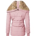 thumbnail image 2 of Winter Women Wool Warm Jacket Hooded Zipper Coat Outwear, 2 of 5