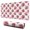Pink Cow Strawberry, variant on Long Mouse Pads for Desk,White Cow Heart Egg Pattern Desk Mats on Top Of Desks, Desk Mouse Pad Extra Large with 3mm Non-Slip Base and Stitched Edge for Gaming,Office,Work,Home 31.5"x11.8"