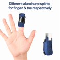thumbnail image 6 of Aluminum Alloy Splint for Finger Toe Joint, Adjustable Fixation Support Brace, 1 Pair，One Size Fits All, 6 of 8