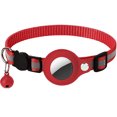thumbnail image 2 of Collar Del Animal Doméstico Tenedor Perseguidor GPS para Apple AirTag Reflexivo Con La Campana Ajustable, 2 of 9