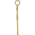thumbnail image 2 of 14K Yellow & Rhodium With Thin D/C Cross Charm (24.75 X 17) Made In United States k9334, 2 of 5