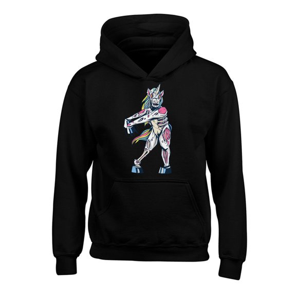 Awkward Styles Halloween Hoodies for Kids Zombie Unicorn Dance Hooded Youth Sweatshirt