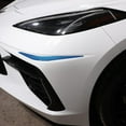 thumbnail image 2 of TINKI Real Carbon Fiber Front Bumper Lip Corner Trim Strip Compatible with Chevrolet Corvette C8 Stingray 2020-2023 Car Exterior Decoration Stickers, 2 of 10