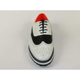 thumbnail image 2 of Men's Shoes The Priority L TAYNO Leather Wingtip Dressy Sneaker White/Black, 2 of 7