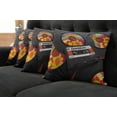 thumbnail image 2 of Ambesonne Music Throw Pillow Cover 4 Pack, Cassette Vinyl 70s, 16", Multicolor, 2 of 6