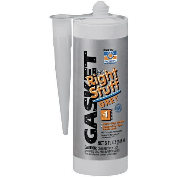 Permatex® The Right Stuff® 34311 One Minute Gasket™ Grey Sealant 5 fl. oz. Cartridge