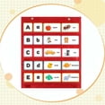 thumbnail image 2 of Milaget Foladble w/ 104 Cards Reading Games Visual Organization for Children Home Supplies Tools - Red, 2 of 8