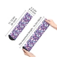 thumbnail image 4 of Pofeuu blue flower Skull colorful Print 30cm Socks, Adult Running Hiking Socks for Youth and Adult, 4 of 7