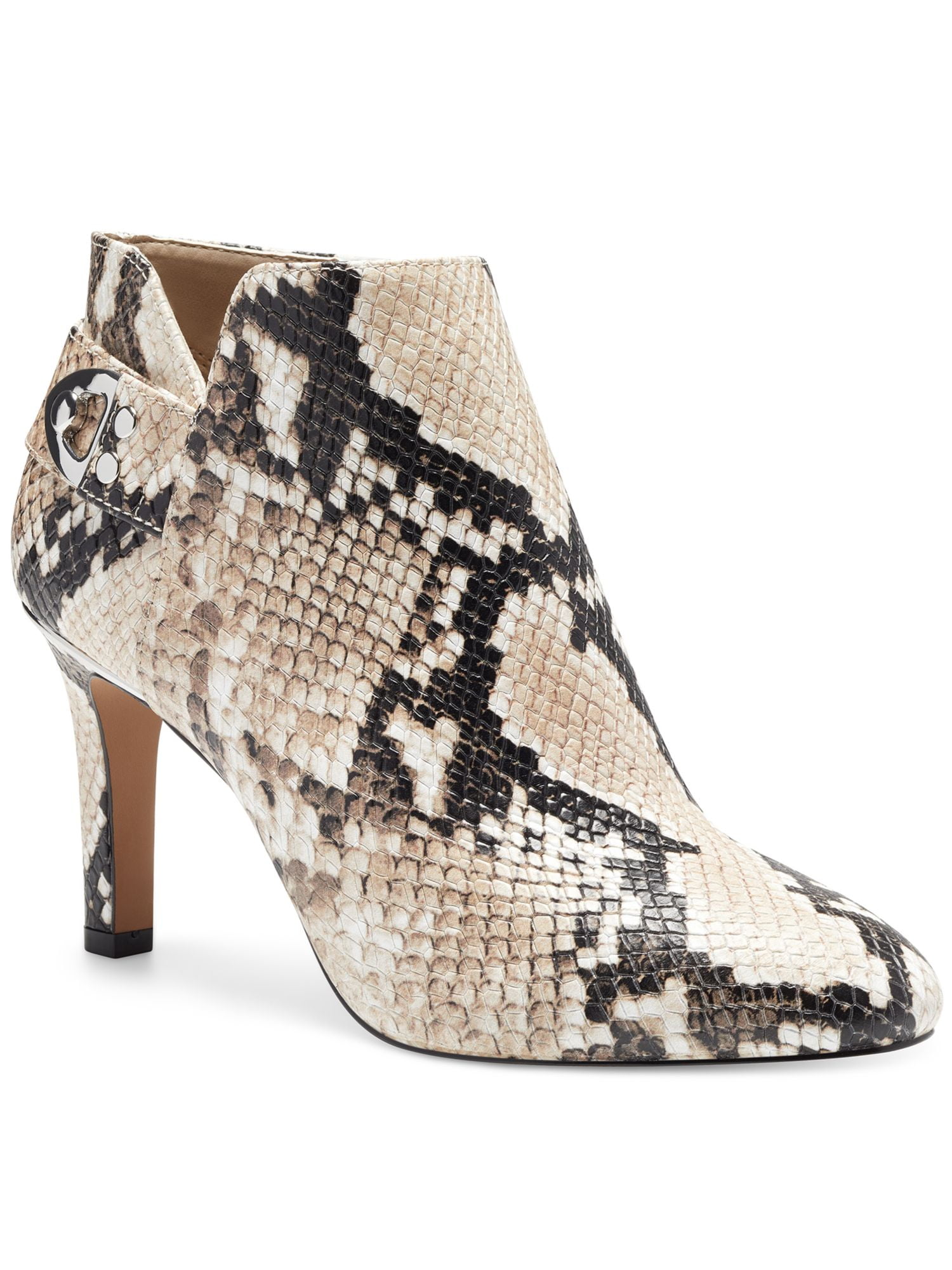 VINCE CAMUTO Womens Beige Snake Skin 