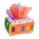 thumbnail image 3 of Caja de pañuelos para bebés Juguete Juguetes de aprendizaje temprano Colorido Malabarismo Pañuelos de baile Juguetes sensoriales arrugados para niños , Número, 3 of 8