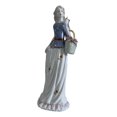 thumbnail image 4 of Estatua de dama de porcelana Figura de niña de cerámica Centro de mesa coleccionable Moderno Estilo A, 4 of 9