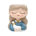 thumbnail image 2 of koolsoo Fairy Girl Planter Pot Display Garden Decor for Windowsill Patio Living Room Swan, 2 of 9