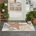 thumbnail image 3 of Nourison Aloha Outdoor Ivory Multicolor 2'8" x 4' Area Rug (3x4), 3 of 8
