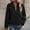 Black, variant on Womens Zip Up Sweatshirts Jackets, Long Sleeve Full Zipper Lightweight Jacket Casual Loose Outwear Coat Beige XXL