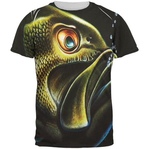 Bass Master All Over Mens T Shirt Multi X-LG
