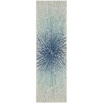 SAFAVIEH Evoke Vana Abstract Runner Rug, Royal/Ivory, 2'2" x 11'