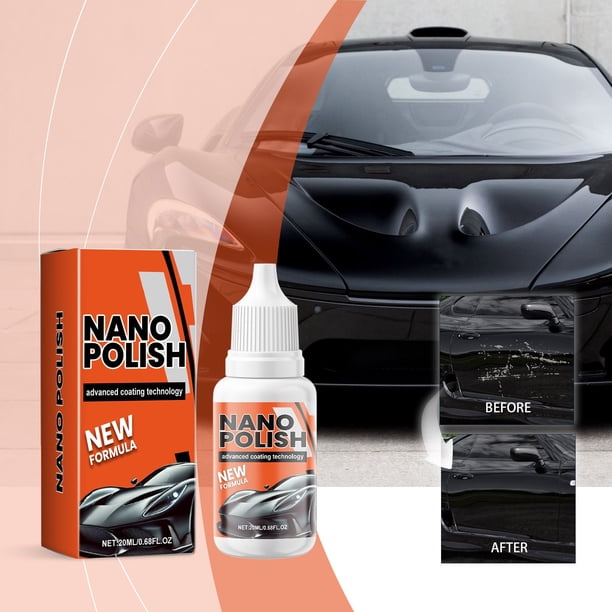 Fiudx Reparador de Rayones para Autos, Agente de Recubrimiento Nanos-Coating, Mejora Instantánea Del Brillo, Aplicación Sencilla, Fórmula Segura y Suave, Protección Eficaz, Efecto Duradero, Mantenimi