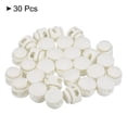 thumbnail image 3 of Cord Locks, Round Spring Toggle Stopper for Drawstring Bag Shoelaces, White 30 Pack, 3 of 5