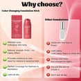 thumbnail image 7 of Color Changing Foundation, Skin Tone Adapting Liquid Foundation, Blurs Imperfections & Fine Lines, SPF 15, Natural Flawless Finish for All Skin Types, 1Fl Oz, 7 of 7