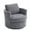 Gray-31in, variant on Aukfa 51" Oversized Accent Chair with Half-moon Storage Ottoman Set for Living Room, 5 Pillows, Linen, Orange
