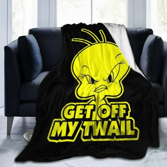 Cartoon Tweety Style-5 Anti-Pilling Soft Warm Flannel Throw Blanket 60"x50" For Sofa Bed Home Blankets