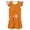 a-Orange, variant on LUOGENLI Girls Halloween Fly‑Sleeve Nightgown, Kids Pumpkin Print A‑Line Sleep Home Dress b-Pink 8-9 Years
