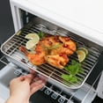 thumbnail image 4 of Zeiwohndc Stainless Steel Roasting Baking Pan With Rack For Large Capacity Even Heating, 4 of 16