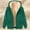 Army Green, variant on Women's Lightweight Fleece Jacket Fashionable Printed Hooded Sweatshirt for Casual Wear