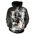 thumbnail image 3 of Men's Skull Pattern 3D Print Fashion Design Hoodies Sweatshirt, 3 of 14