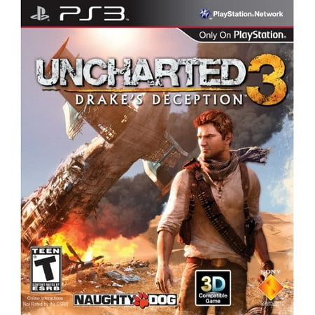 Refurbished Uncharted 3: Drake's Deception PlayStation 3 With Manual and