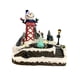 thumbnail image 4 of Casa de Navidad iluminada con LED, decoraciones de escena, casa de nieve de resina, figura de construcción coleccionable para casa de Sunnimix Figurilla de pueblo nevado, 4 of 8