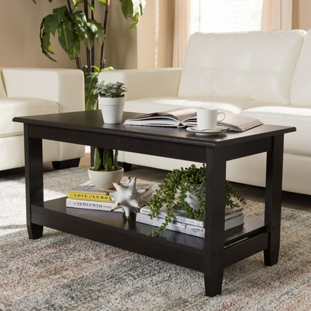 - Baxton Studio Malena Modern and Contemporary Wenge Brown Finished Coffee Table