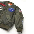 thumbnail image 3 of Poppi Street USA Space Brave NASA Bomber Jackets for Kids, 3 of 11