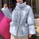 thumbnail image 1 of Puntoco Parkas De Algodón De Manga Larga Con Bolsillos De Color Liso Y Estilo Informal De Invierno Para Mujer, 1 of 7