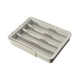 thumbnail image 5 of Organizador de cajones para cubiertos, bandeja expandible para cubiertos, gran capacidad, ligero. Gris, 5 of 9