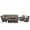 Brown/Gray, variant on Bellefurn Outdoor Wicker Patio Furniture Set,Outdoor Wicker Sectional Sofa Set L-Shaped Sectional Sofa with Coffee Table,All Weather Rattan Conversation Set for Backyard Porch Garden